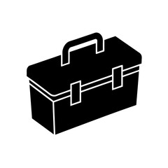 Toolbox vector icon flat clean isolated style