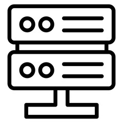 Vector Design Server Icon Style