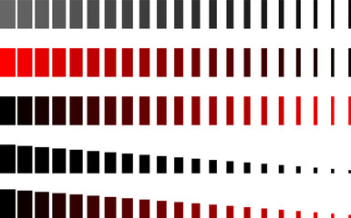 stylized arrows of various shapes and sizes for decoration and decoration, infographics, vector