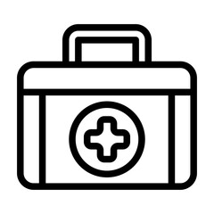 Obraz premium Vector Design First Aid Kit Icon Style