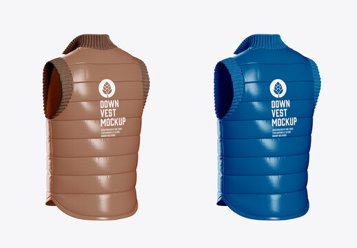Down Vest Mockup