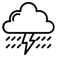 Vector Design Storm Icon Style
