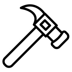 Vector Design Hammer Icon Style