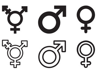 GENDER SYMBOL SILHOUETTE