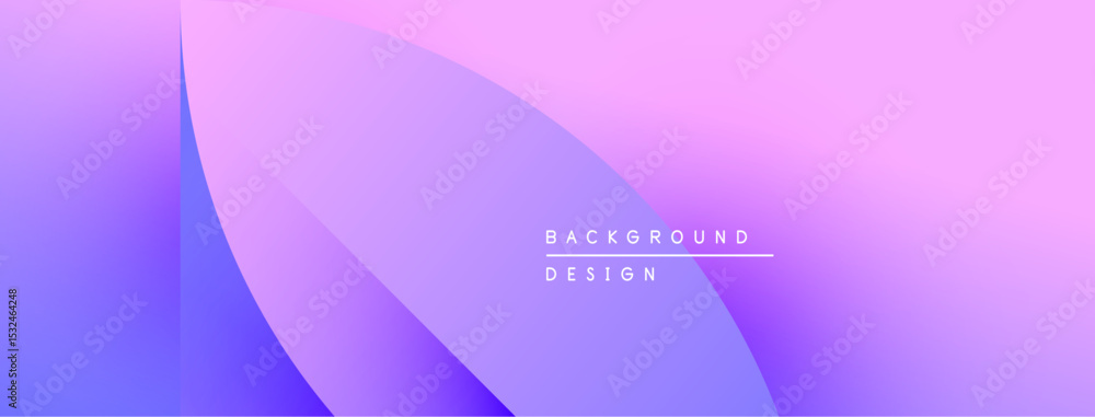 Poster abstract gradient background. purple, pink hues blend smoothly. minimalist design with text overlayb