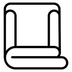 Vector Design Blanket Icon Style