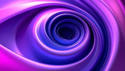 Abstract swirling shapes in vibrant purple and blue