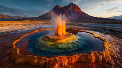 Tatio geysers, Atacama desert, Chile