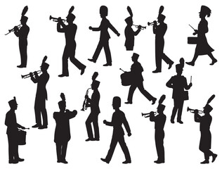 MARCHING BAND SILHOUETTE