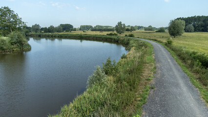 natural reserve area Kalken, East-Flanders - Belgium