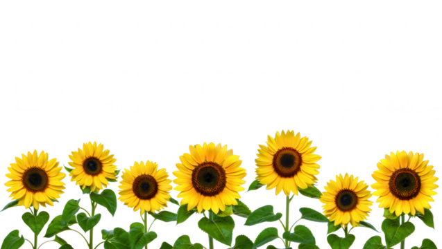 Sunflowers Border