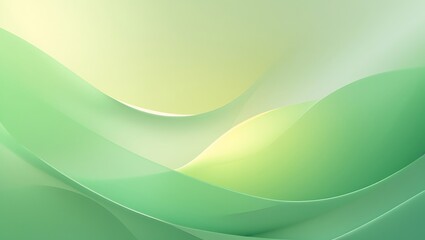 Fototapeta premium Abstract green and yellow wave background