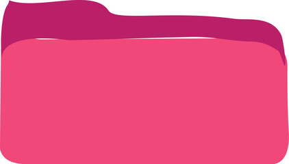 single line art of a folder design, vector illustration