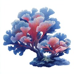 Colorful Underwater Coral Illustration
