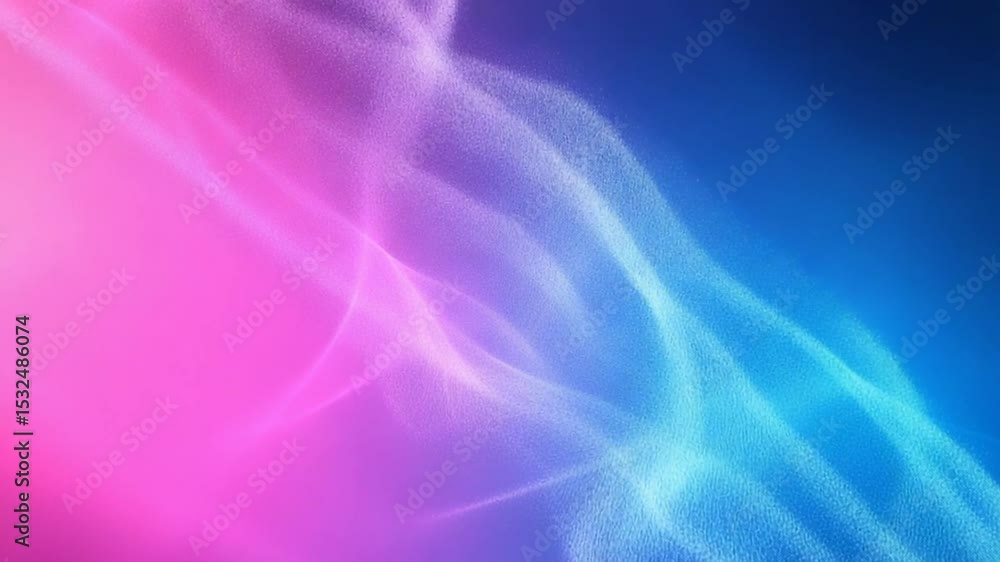Poster dynamic abstract gradient background animation with vibrant pink and blue hues, smooth transitions