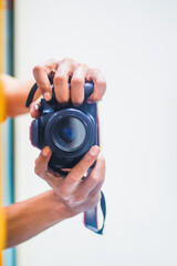 photographer in action