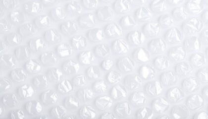 Soft white bubble wrap texture, top-down with gentle lighting