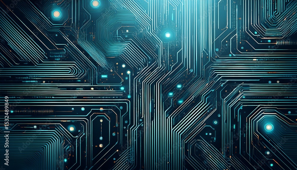 Poster abstract digital background with technology circuit board texture futuristic digital electric tech c