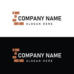 Modern Bricks Construction Company Logo
