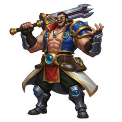 great and strong hero in the character of the heroes