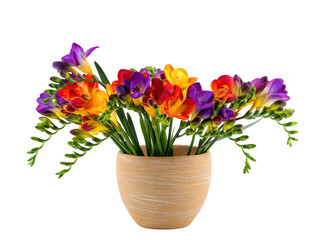 Fototapeta premium Colorful Freesia Bouquet