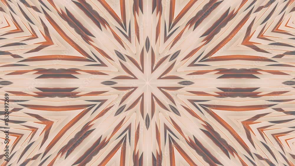 Poster tech-inspired kaleidoscope animation with futuristic geometric shapes and abstract background loop f