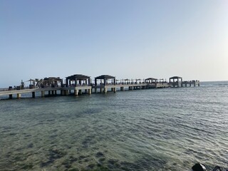 pier in the sea