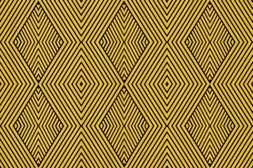 Geometric seamless golden and white pattern. Simple vector graphic. Label and frame, for packaging, for luxury products in trendy linear style.