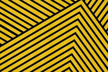 Abstract background with gold stripes line texture. Pattern of golden lines on black background. Luxury background. Beautiful design for wallpaper, decor, cover, card, banner, template, etc.