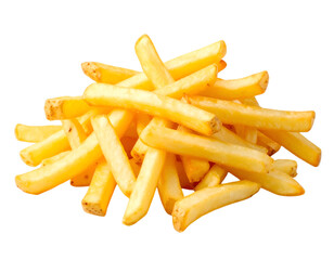 Golden French Fries: A delicious pile of golden-brown, crispy french fries, perfect for satisfying your cravings.