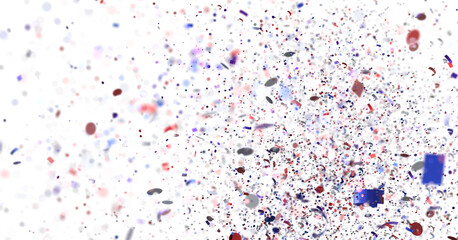 Colorful confetti burst, celebratory backdrop. Perfect for festive designs, party invitations, and more.