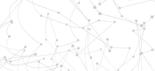 Modern abstract background with connected dots and lines. Perfect for tech, network, and communication concepts.