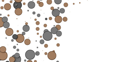  Multicolored confetti on white