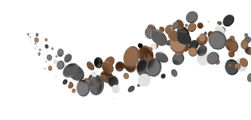 confetti png. Gold confetti falls from the sky. Glittering confetti on a transparent background. Holiday,