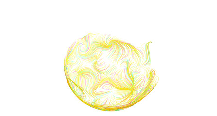 Artistic swirl pattern, vibrant yellow hues, abstract background, digital art, modern design.