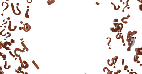 question mark symbols for FAQ, information,