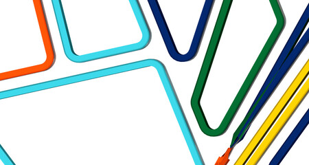 Abstract Geometric backgrounds full Color - Divider 3d