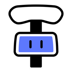 This Bike Reflector icon is suitable for Bycycle, Sport, Healthy Lifestyle, etc