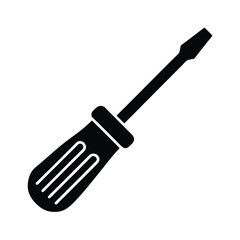 Screwdriver Icon Outline Vector Illustration