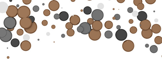 Radiant Revelry: Enthralling 3D Illustration of Shining gold Confetti
