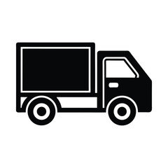 Fototapeta premium Truck Delivery Icon Outline Vector Illustration