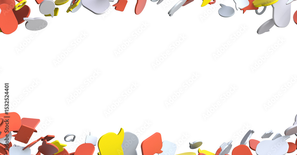 Poster mail communication support contact concept service