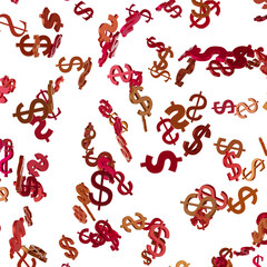 dollar symbol, 3d render illustration