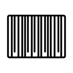 Barcode Icon Outline Vector Illustration