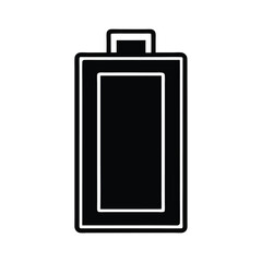 Battery Full Icon Outline Vector Illustration