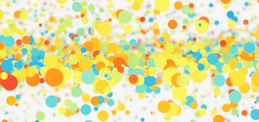 Abstract background with colorful circles. Perfect for presentations or websites.