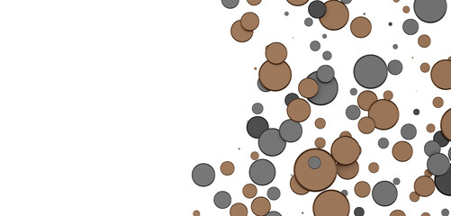 confetti png. Gold confetti falls from the sky. Glittering confetti on a transparent background. Holiday,