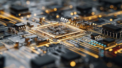 Quantum processor in complex circuitry