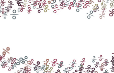 percent sign percentage icon interest rate background