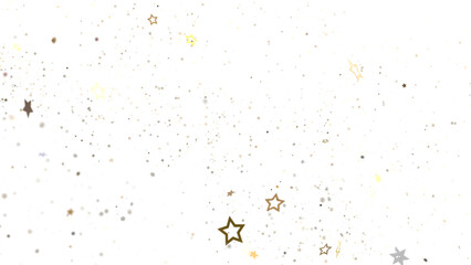 A Shower of Golden Stars: Captivating 3D Illustration Takes You to a Celestial Realm